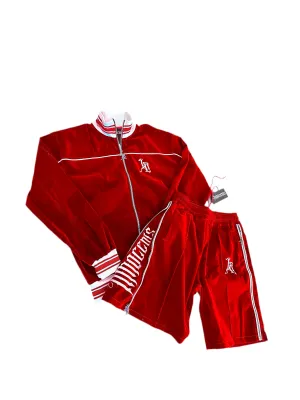 “ Red Velvet “ Velour Tracksuit