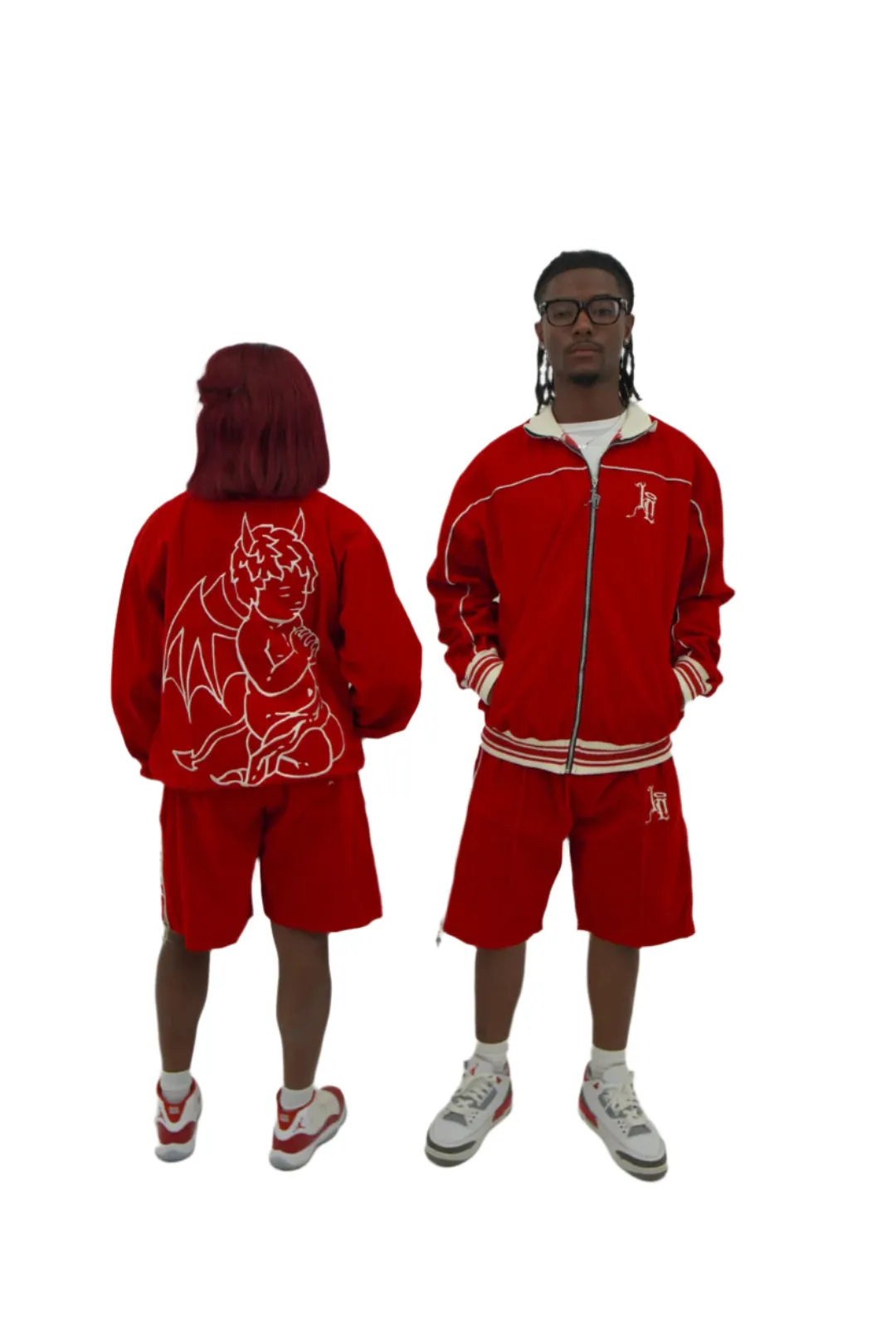 “ Red Velvet “ Velour Tracksuit