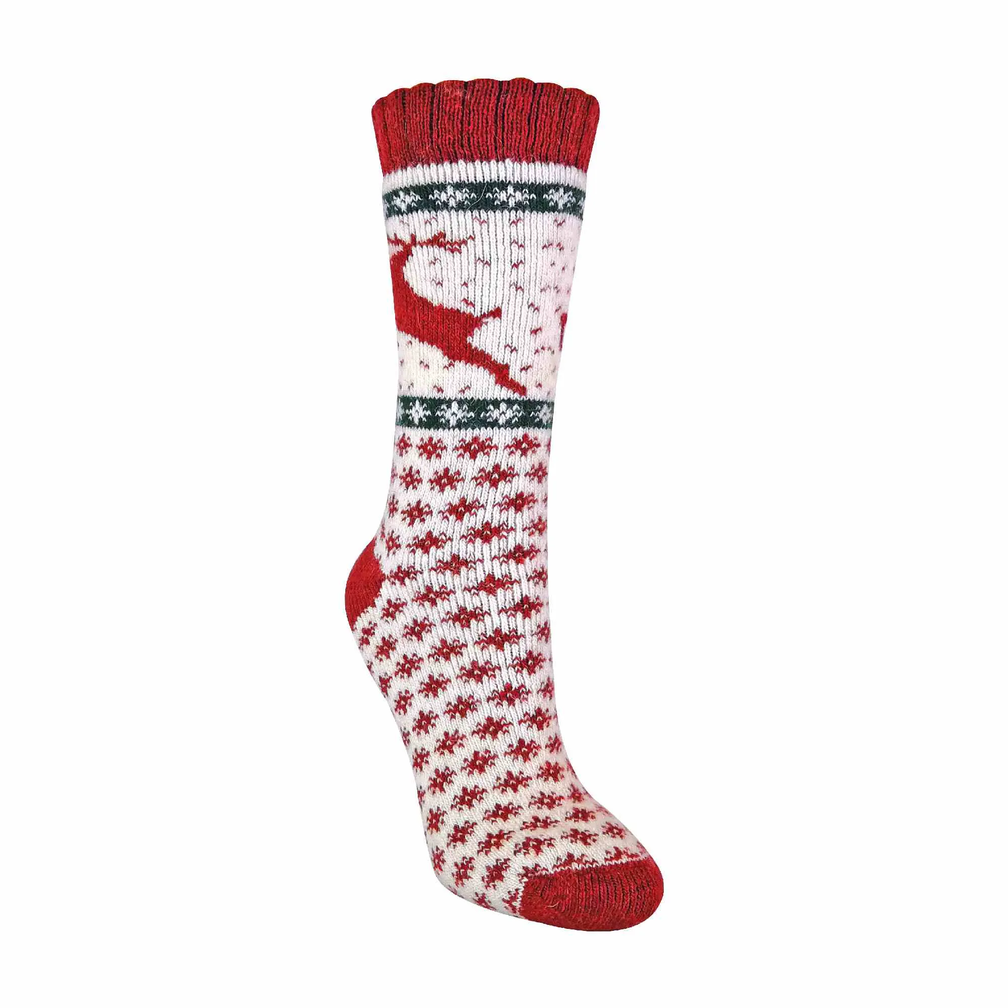 1 Pack Ladies Wool Christmas Novelty Socks