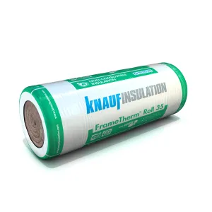 140mm Knauf FrameTherm® Roll 35 (2 x 570mm rolls) (4.45m²)