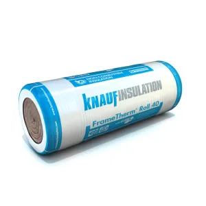 140mm Knauf FrameTherm® Roll 40 (2 x 570mm rolls) (9.14m²)