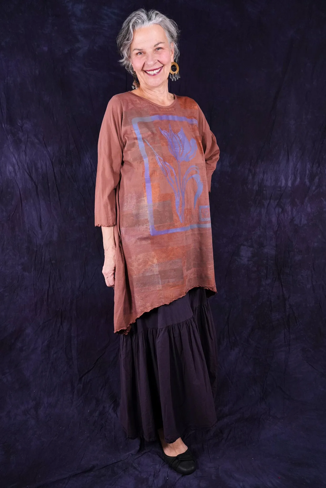 1565 Swing Tunic Tiger Lily-P