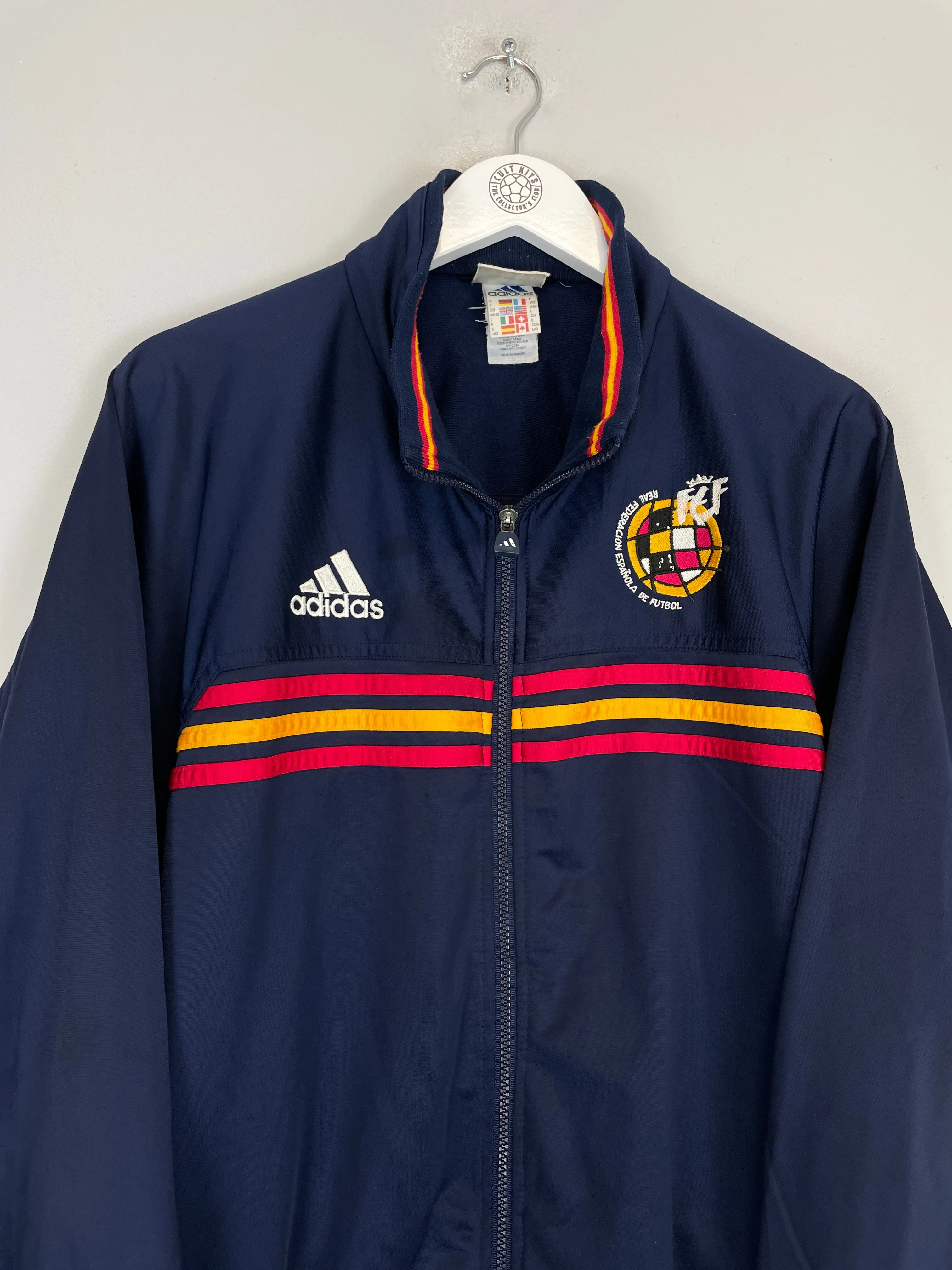 2000/02 SPAIN TRACKSUIT TOP (L) ADIDAS
