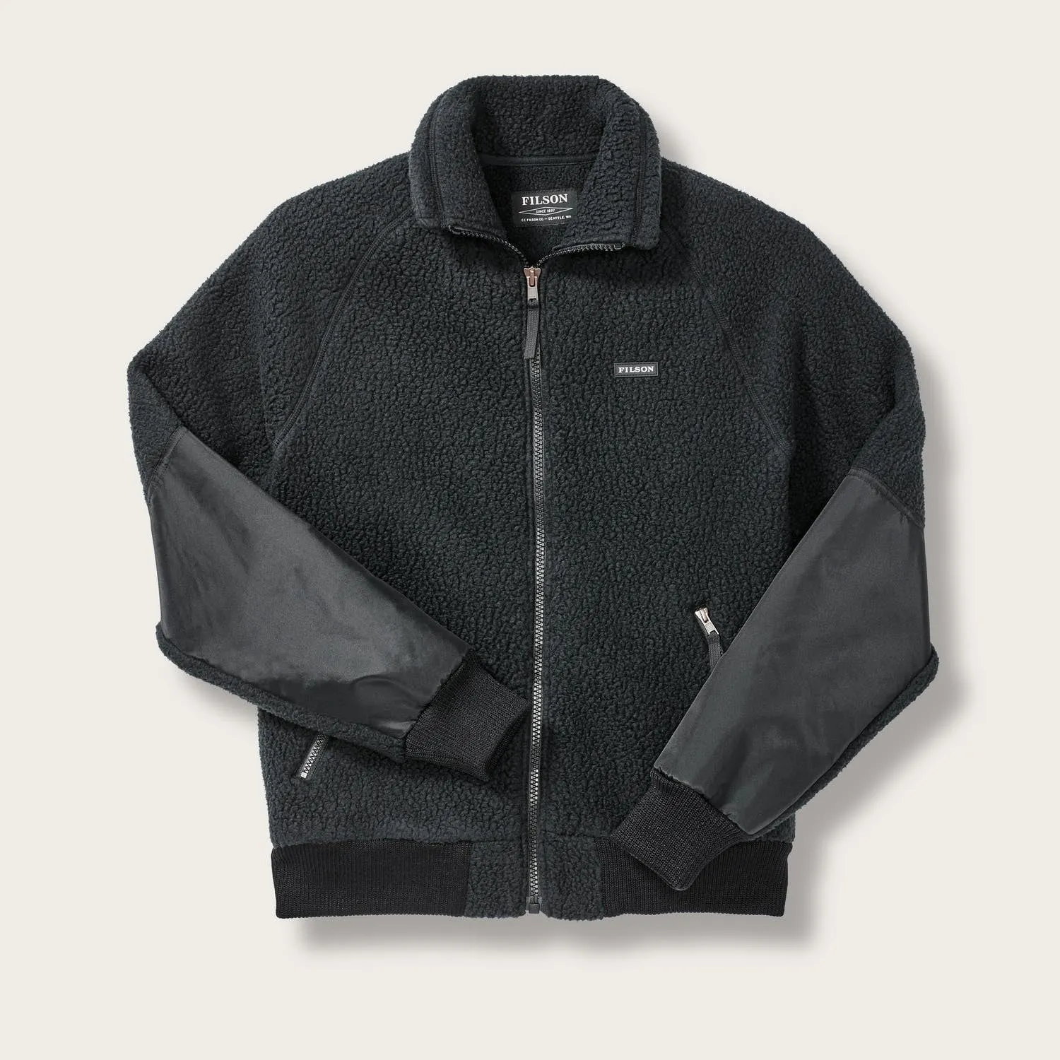 20117928 Filson Sherpa Fleece Jacket Black