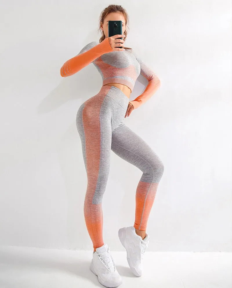 2pcs faded seamless set