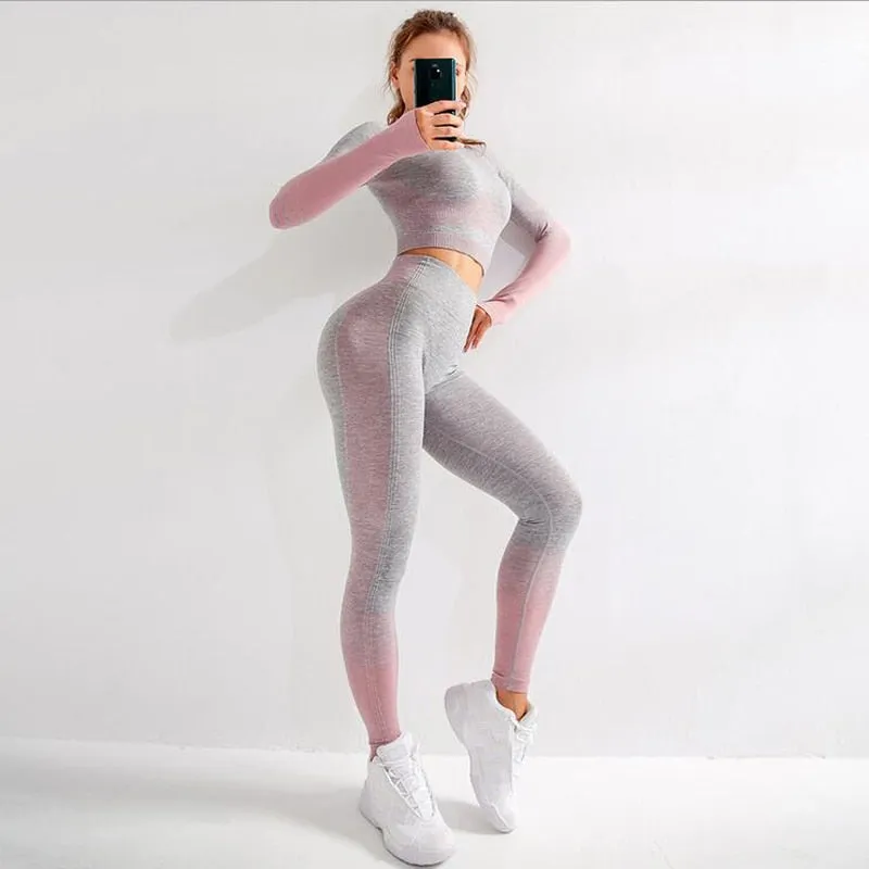 2pcs faded seamless set