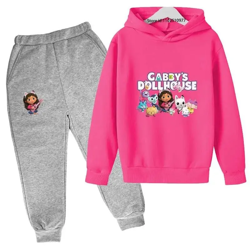 2pcs Hoodie Jogging Pants Tracksuits