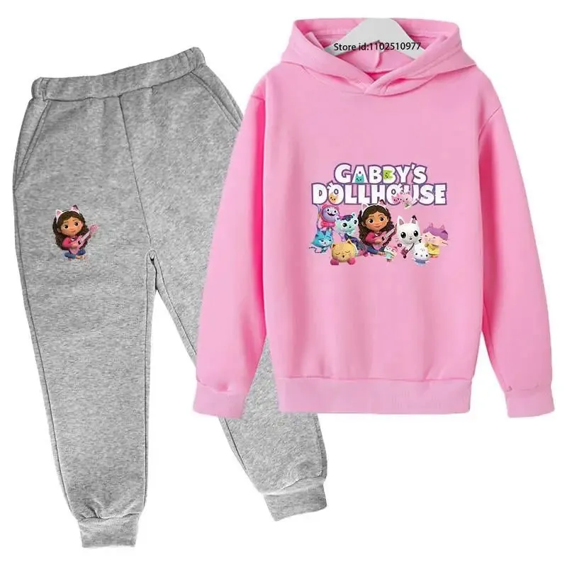 2pcs Hoodie Jogging Pants Tracksuits