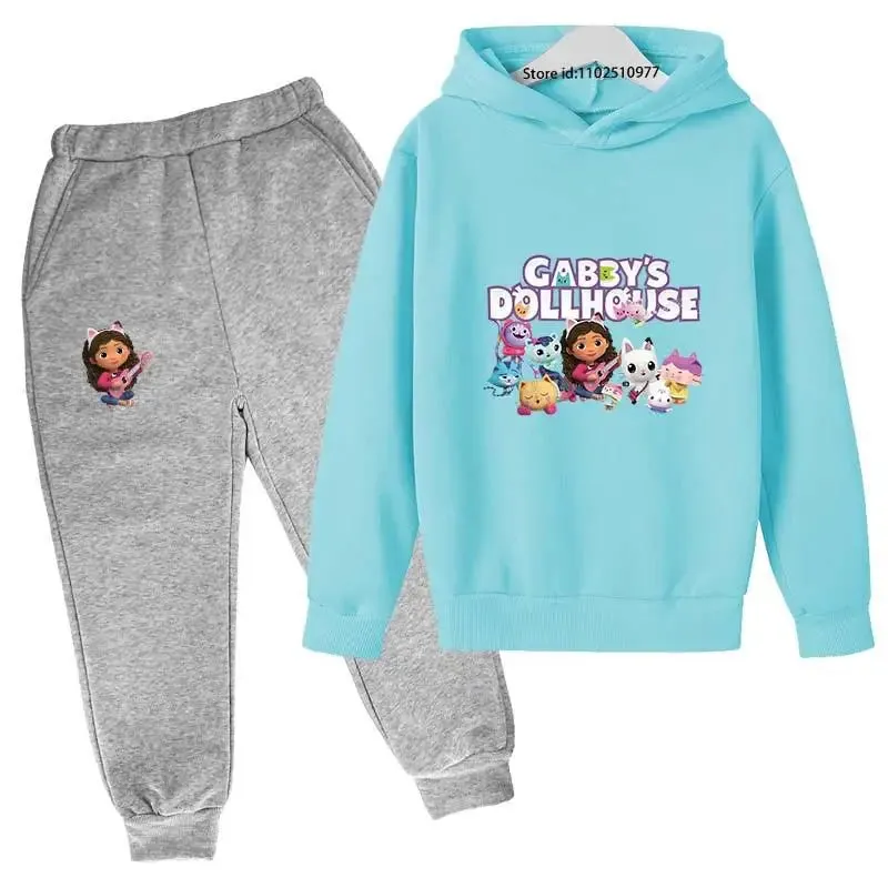2pcs Hoodie Jogging Pants Tracksuits