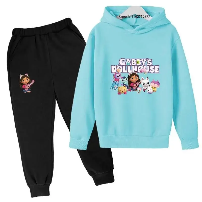 2pcs Hoodie Jogging Pants Tracksuits