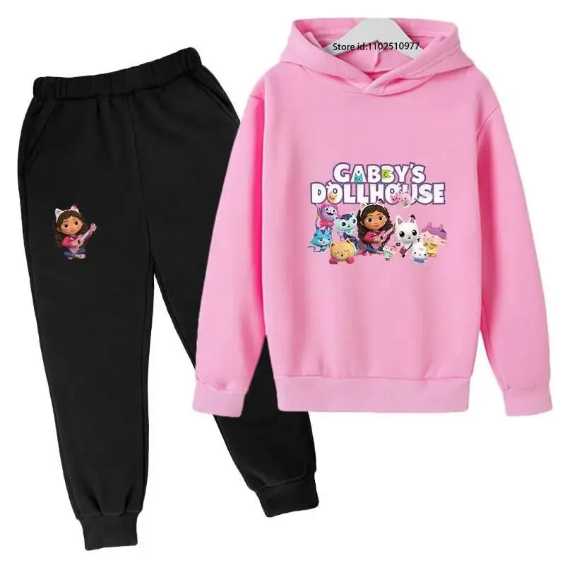 2pcs Hoodie Jogging Pants Tracksuits