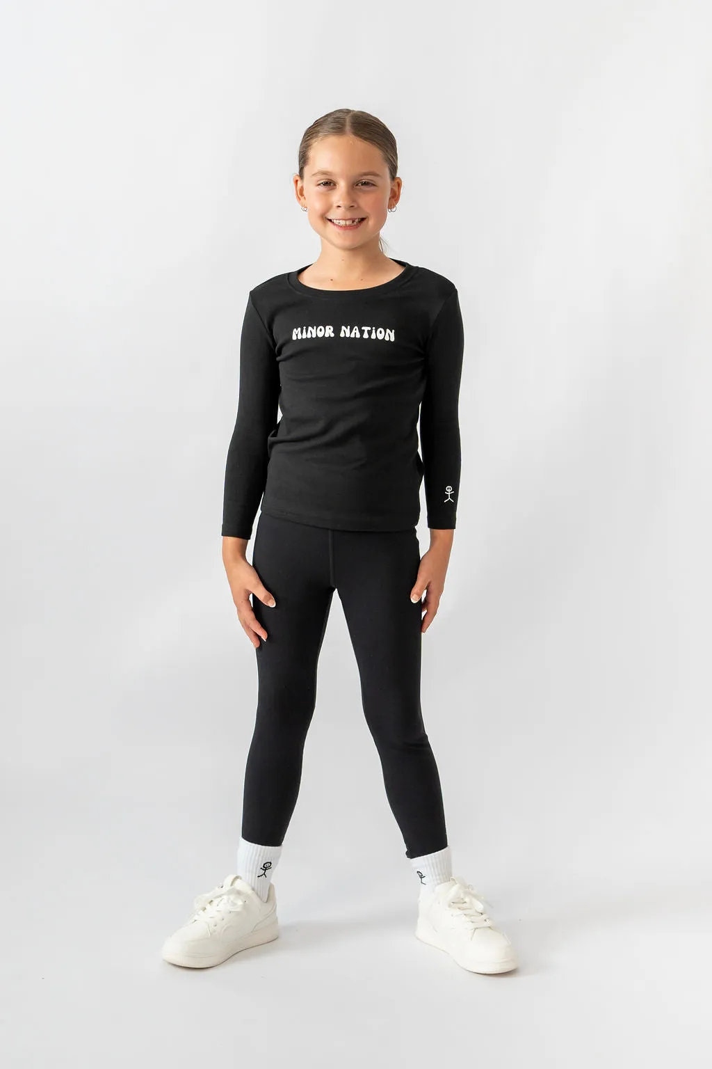 3 x Long Sleeve Top Bundle - Pink   White   Black