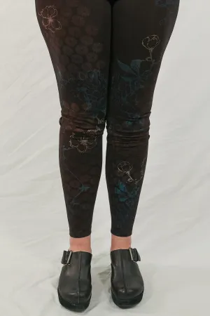 3136 Lightweight Leggings-Black Cherry-P