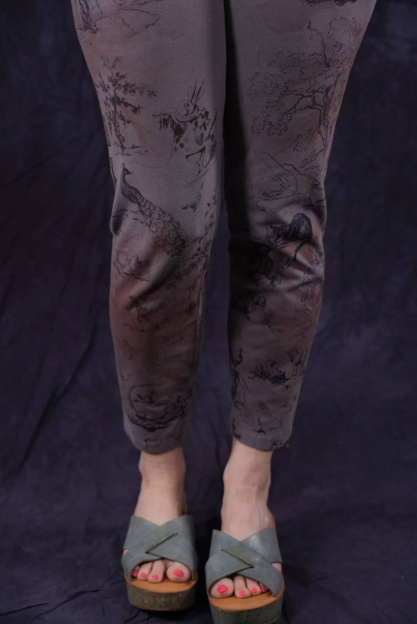 3167 Crop Legging Mineral-P