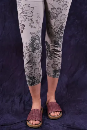 3167 Crop Legging Moon Rock-P