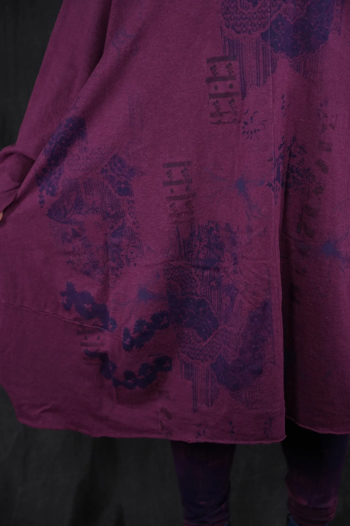 7240 Story Dress Fuchsia-Indigo Impressions