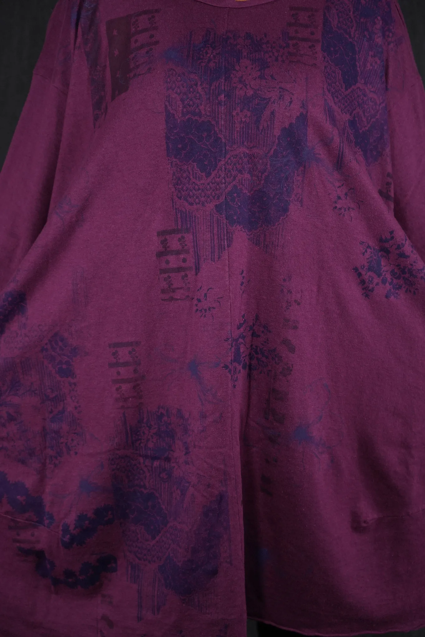 7240 Story Dress Fuchsia-Indigo Impressions