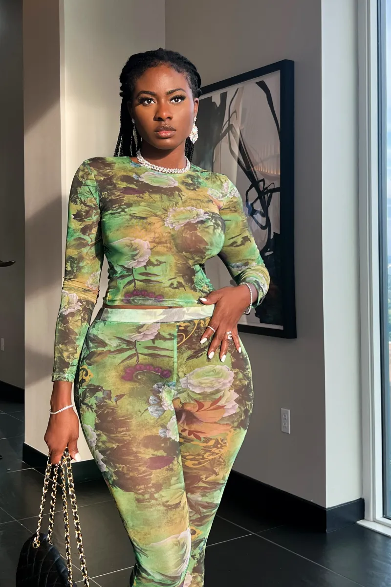 ACT BAD GREEN SHEER | SET