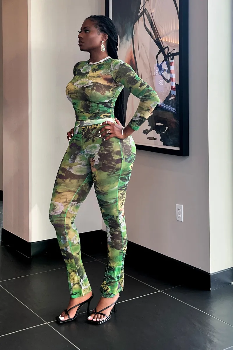 ACT BAD GREEN SHEER | SET