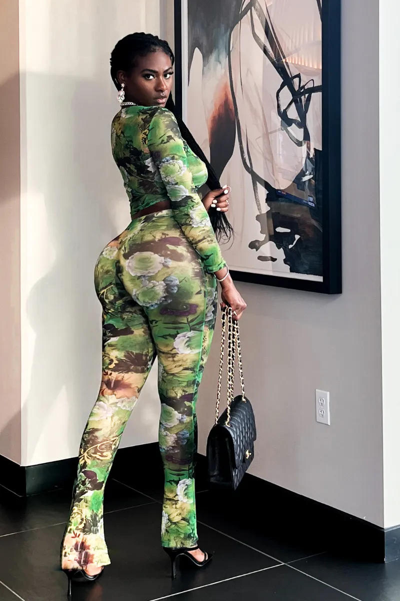 ACT BAD GREEN SHEER | SET