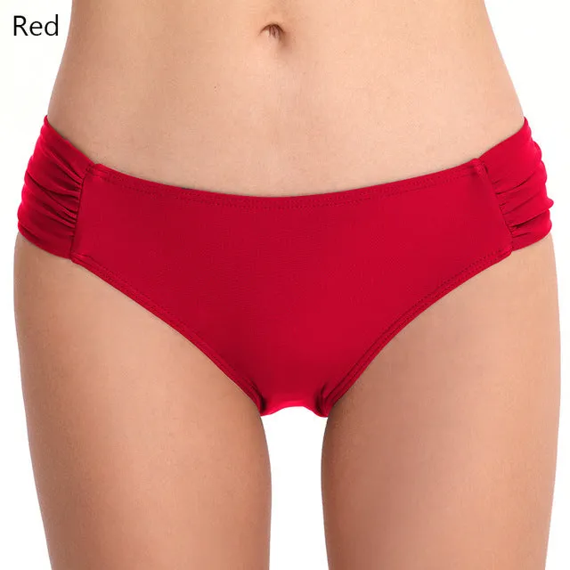 Aikulli High Waist Bikini Bottoms Bathing Suit Swimsuits Women Swim Thong Bikini Tanga Sexy Swimwear Bottom Brazilian Bikinis