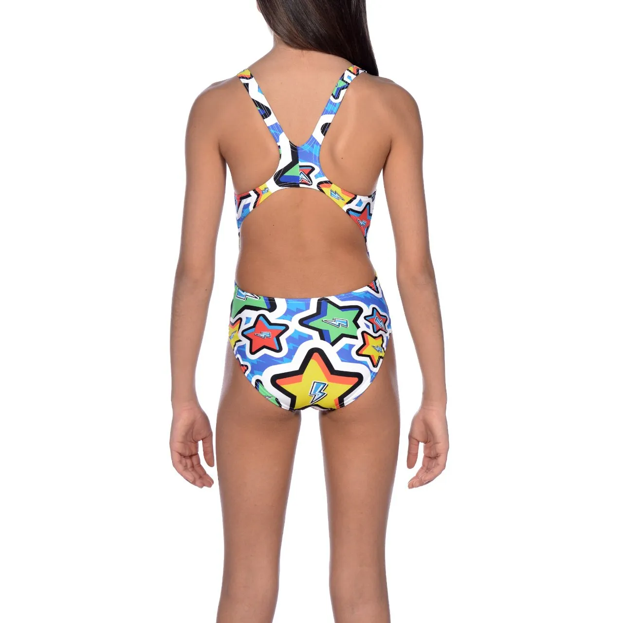Arena Girl's Frolic Jr Tech Back One Piece