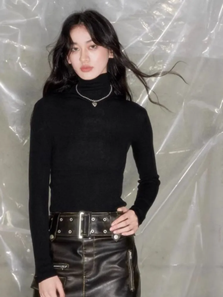 Australian wool basic bottoming shirt