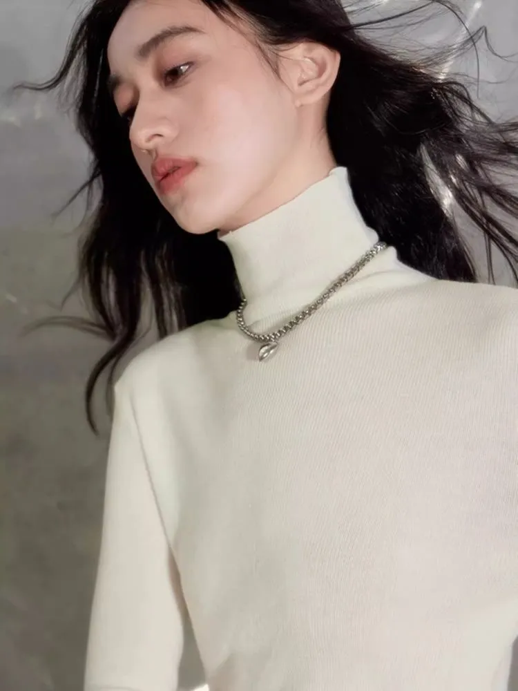 Australian wool basic bottoming shirt