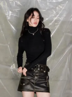 Australian wool basic bottoming shirt