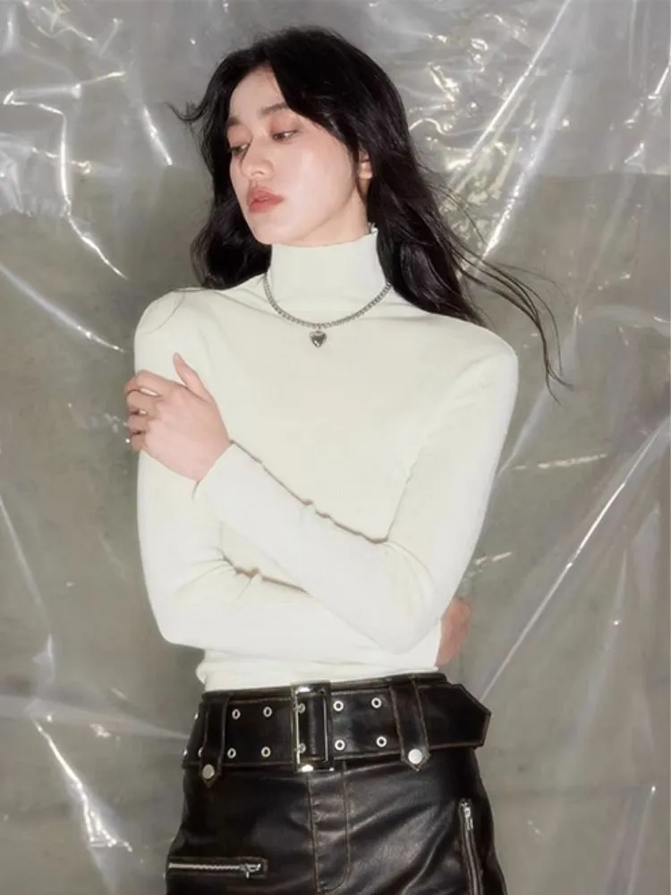 Australian wool basic bottoming shirt