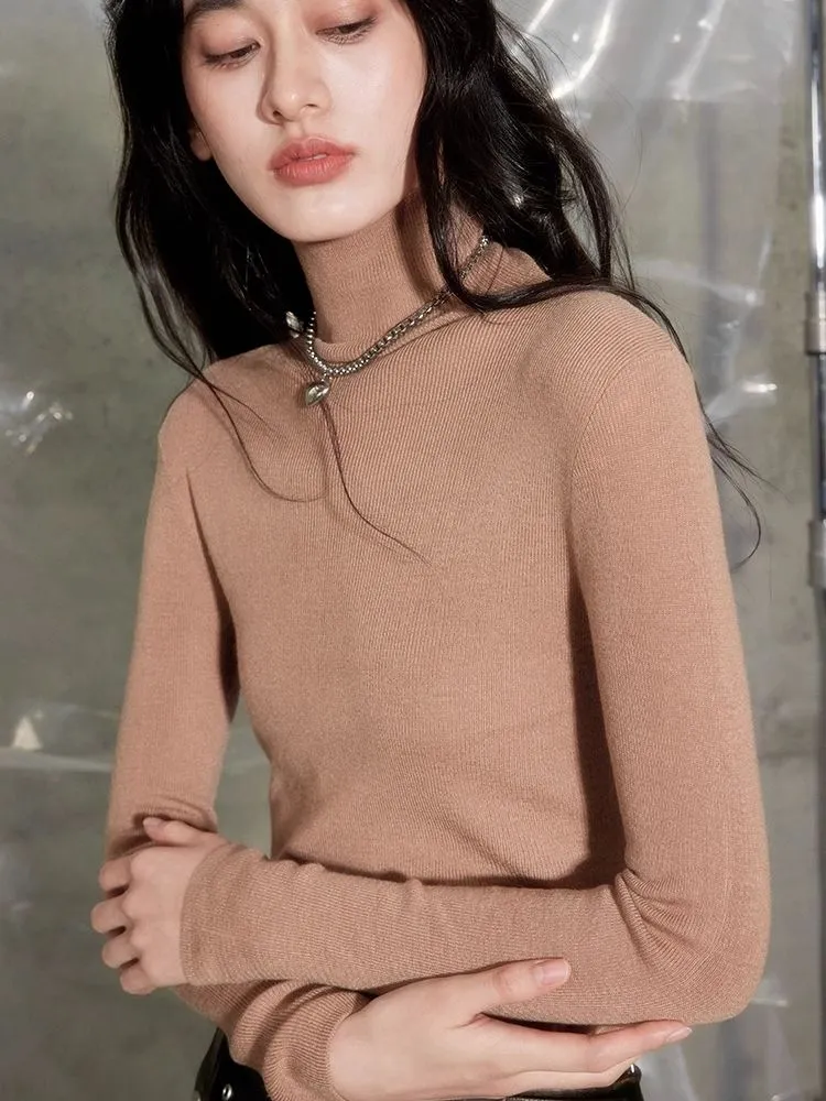 Australian wool basic bottoming shirt