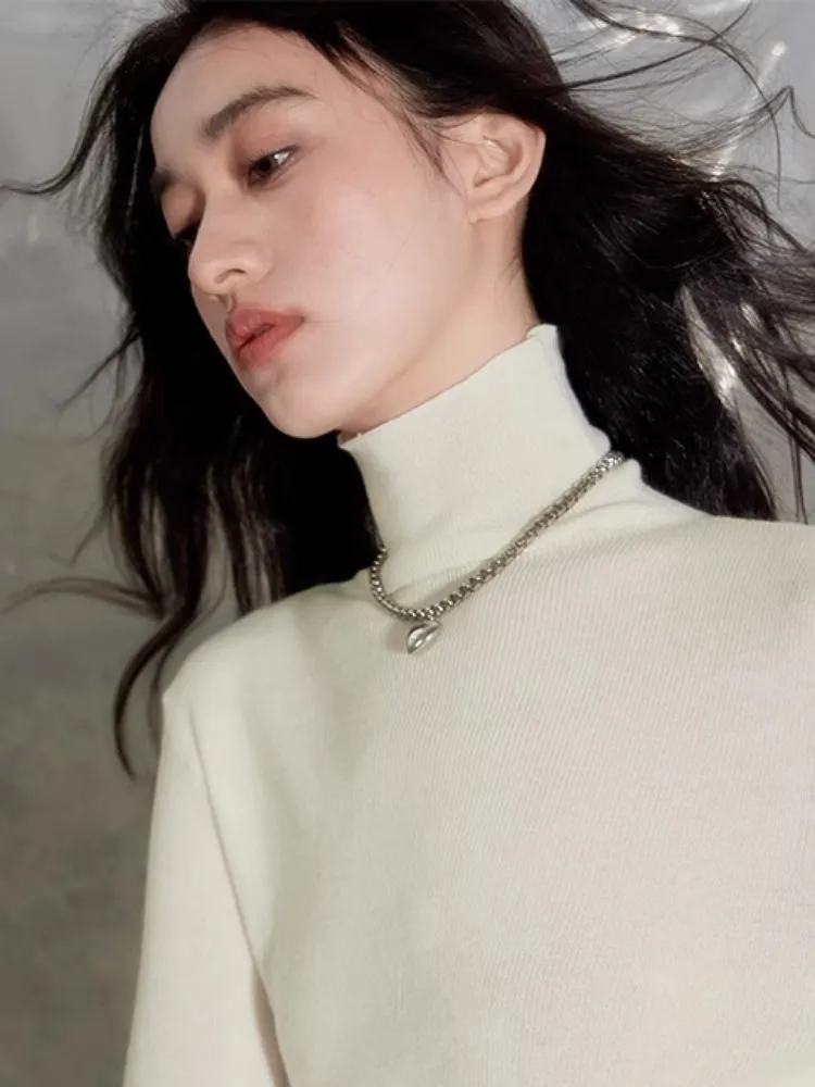 Australian wool basic bottoming shirt