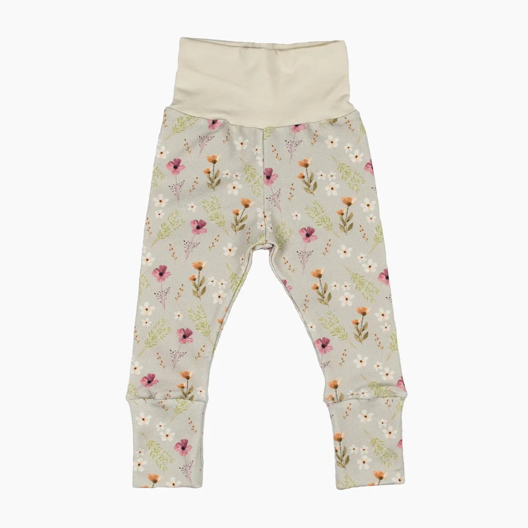 Autumn Blooms Grow-With-Me Leggings