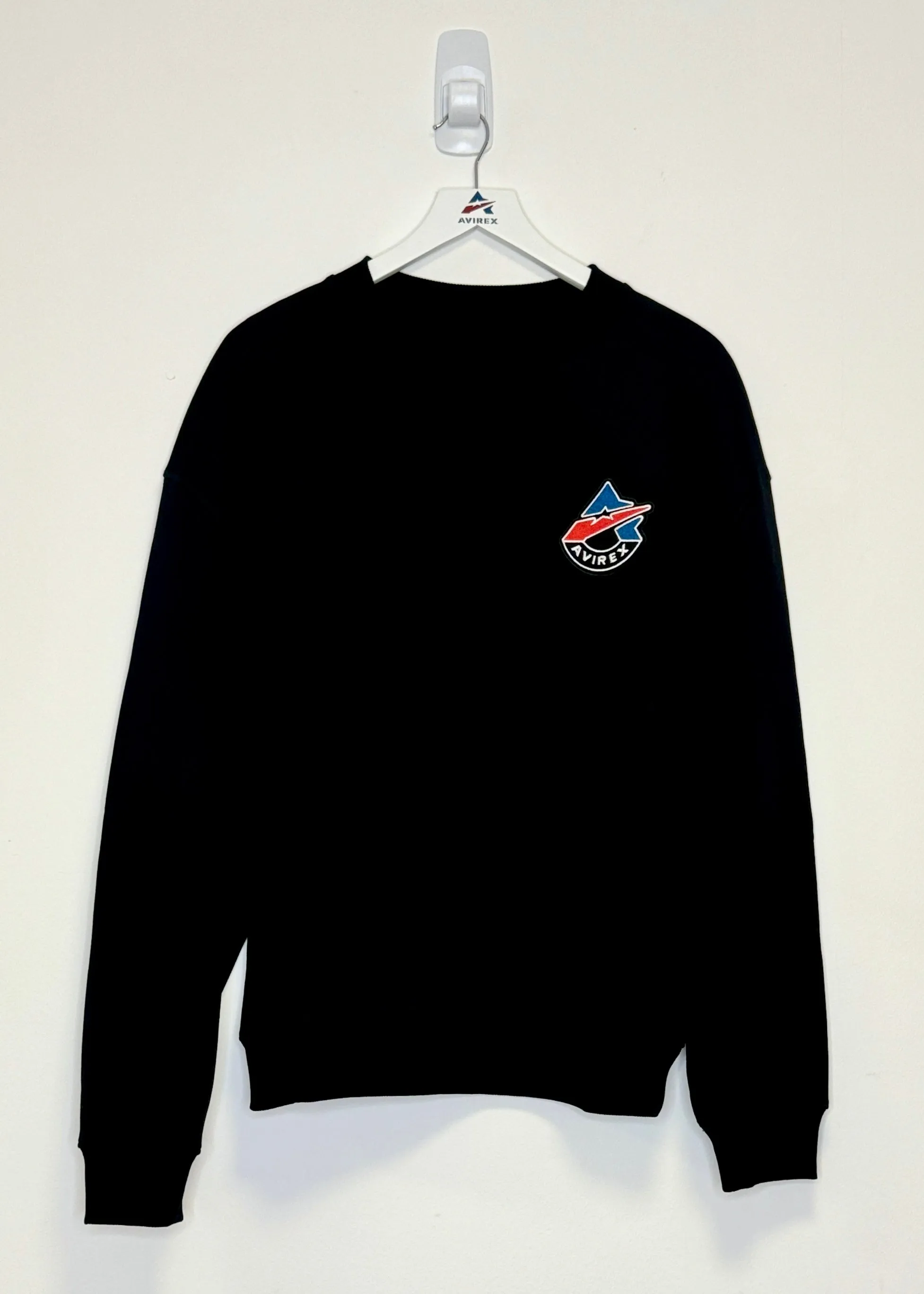 AVIREX ADVANCE SWEATSHIRT (BLACK)