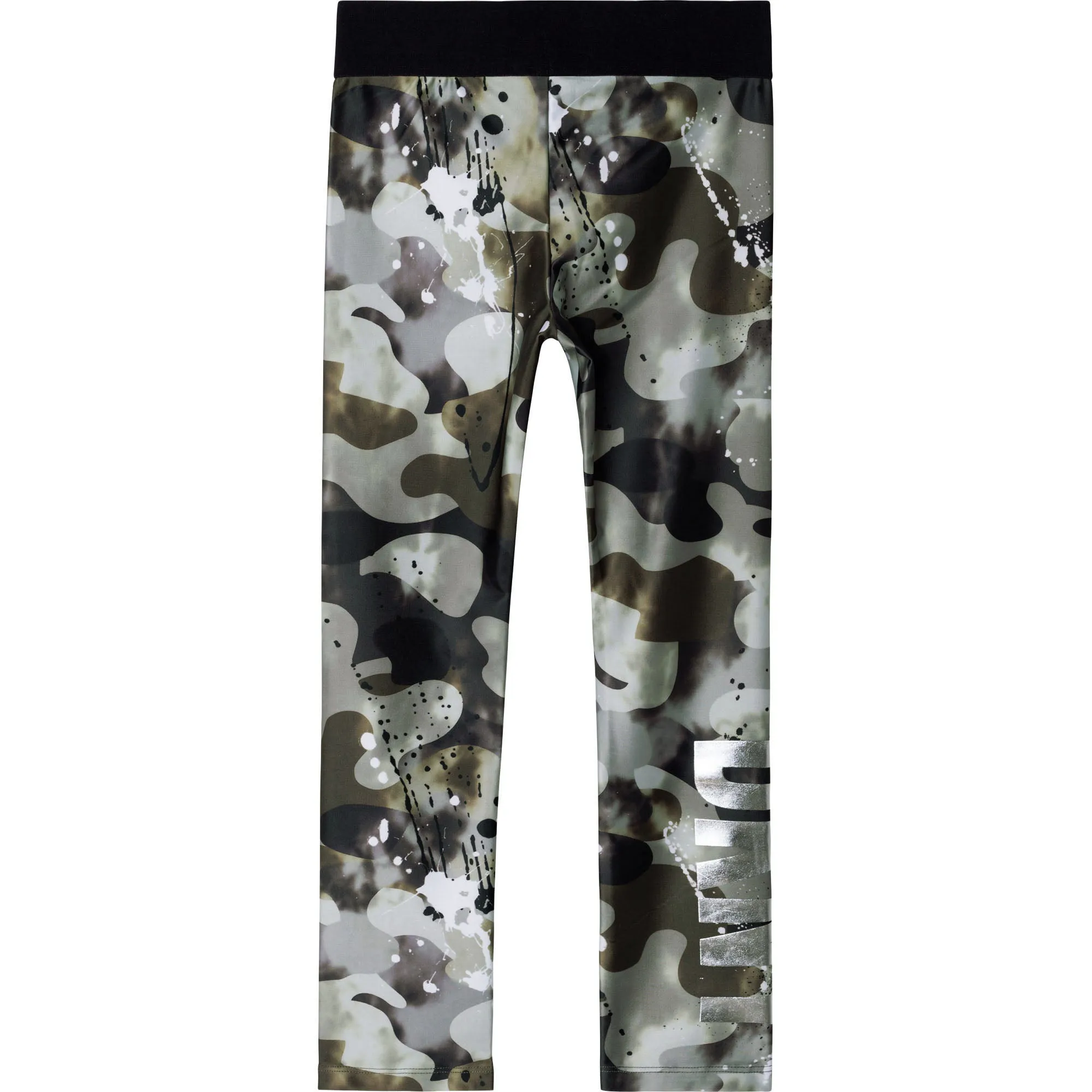 AW21 DKNY Girls Camo Green Leggings