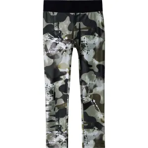 AW21 DKNY Girls Camo Green Leggings