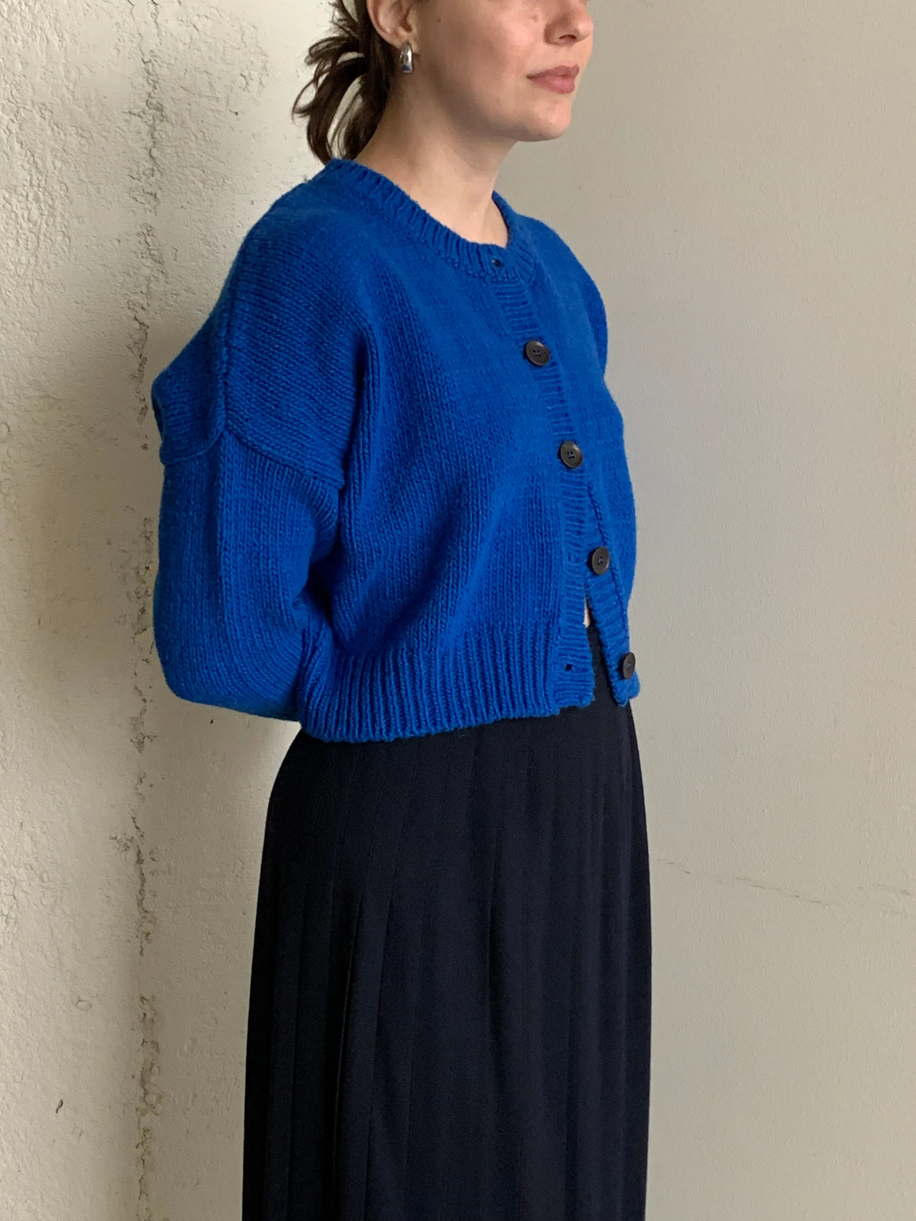 babaā blue cardigan