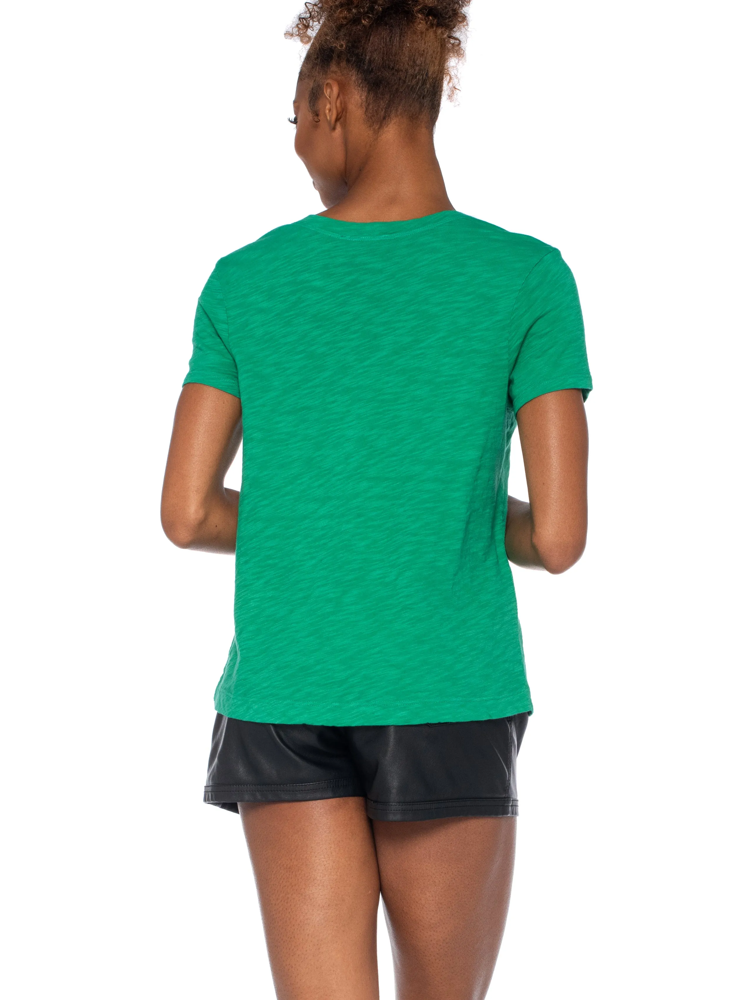 Baby Fit Short Sleeve Open Low Neck