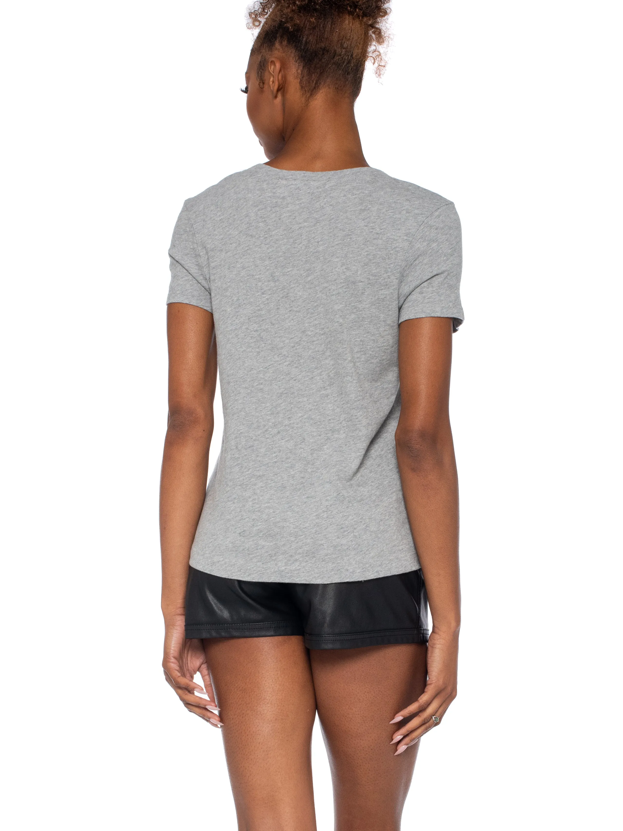 Baby Fit Short Sleeve Open Low Neck