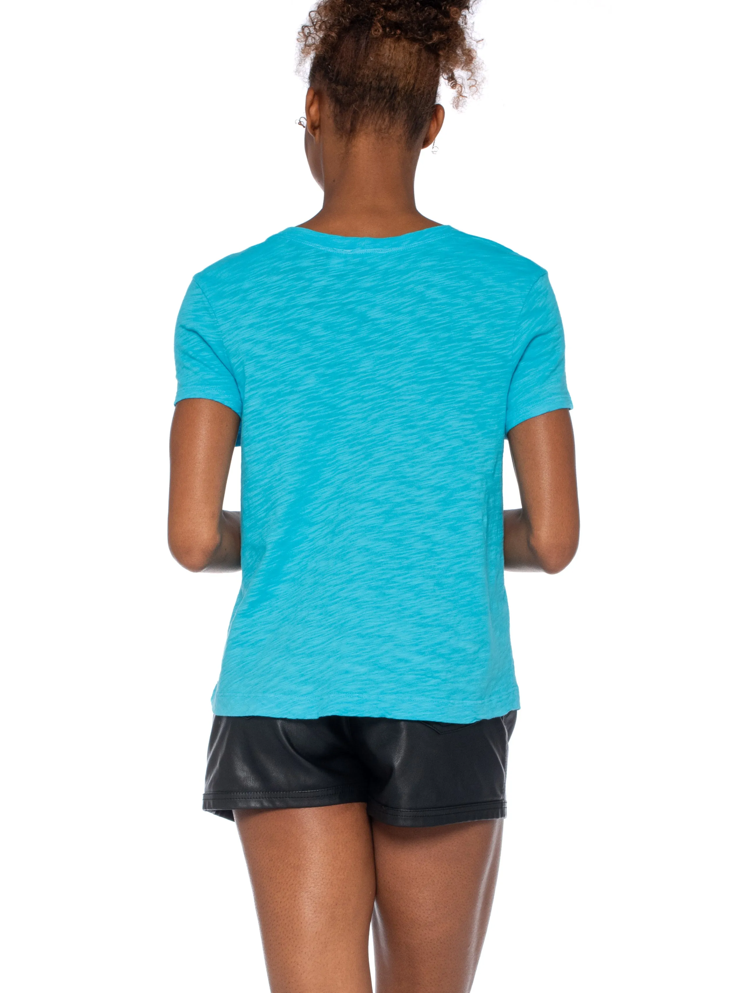 Baby Fit Short Sleeve Open Low Neck