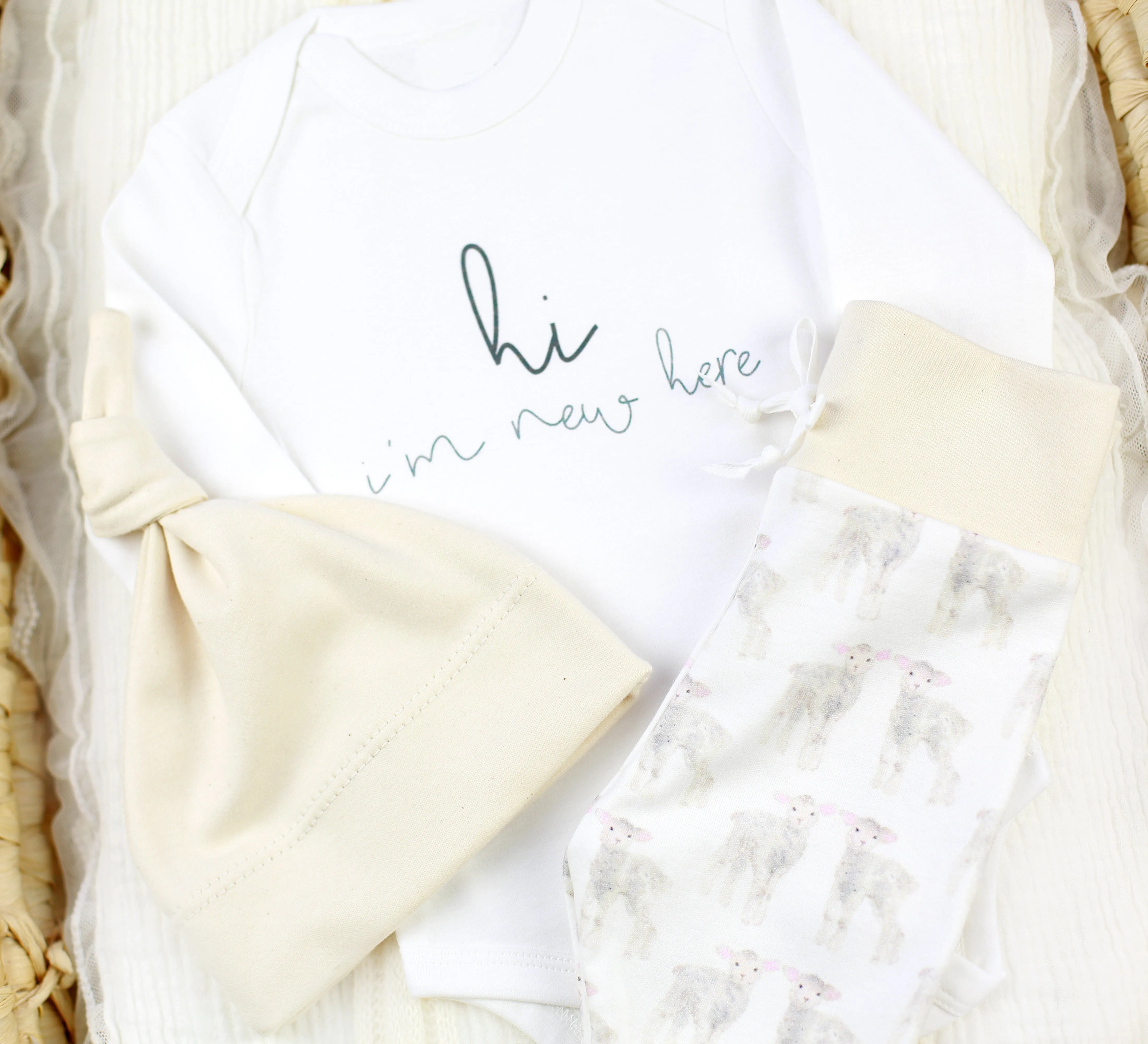 Baby Lamb  |  Organic Baby Set | Gender Neutral
