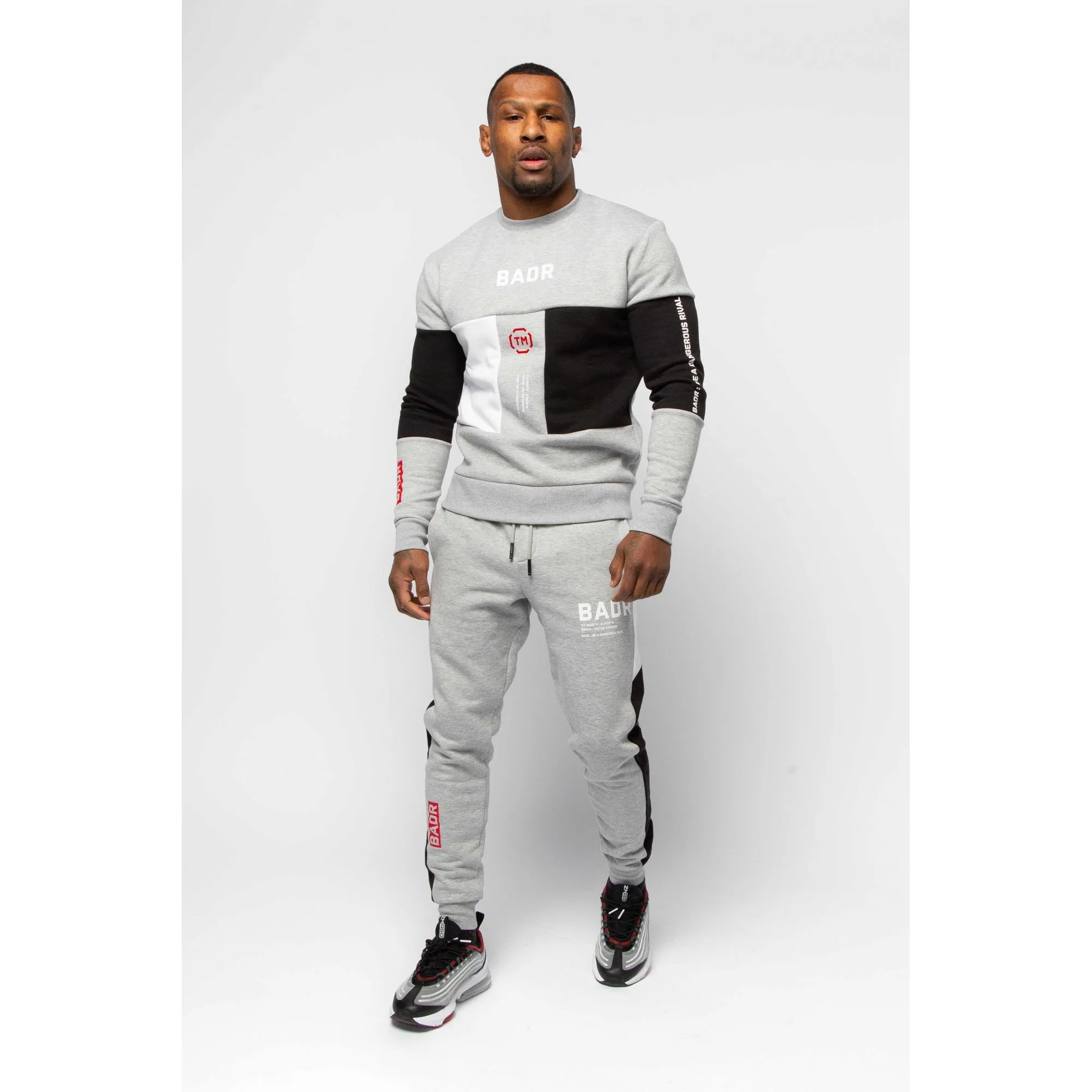 Badr Liddel Crew Neck Sweatshirt Grey