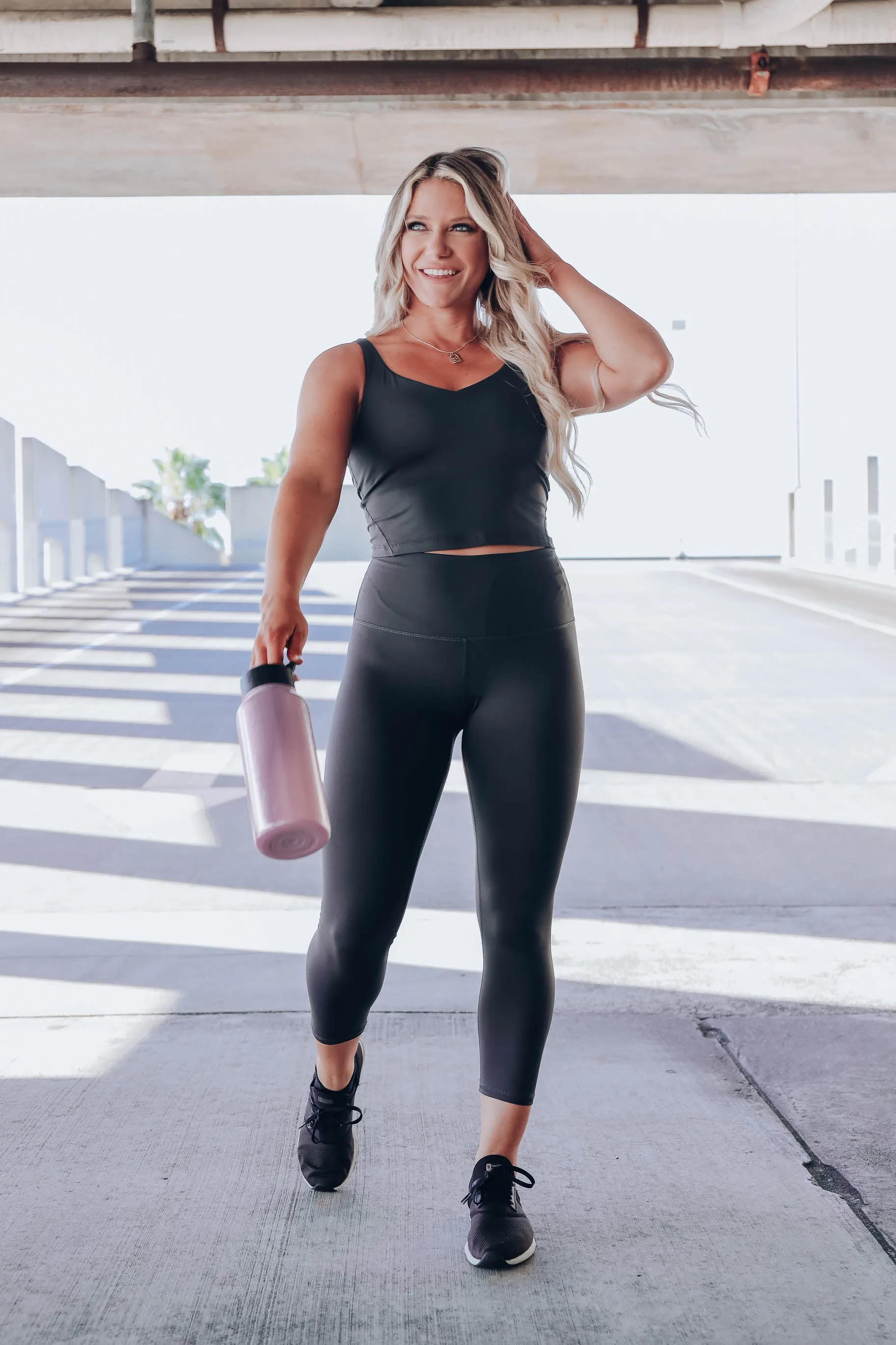 Balance Athletic Leggings - Graphite Grey