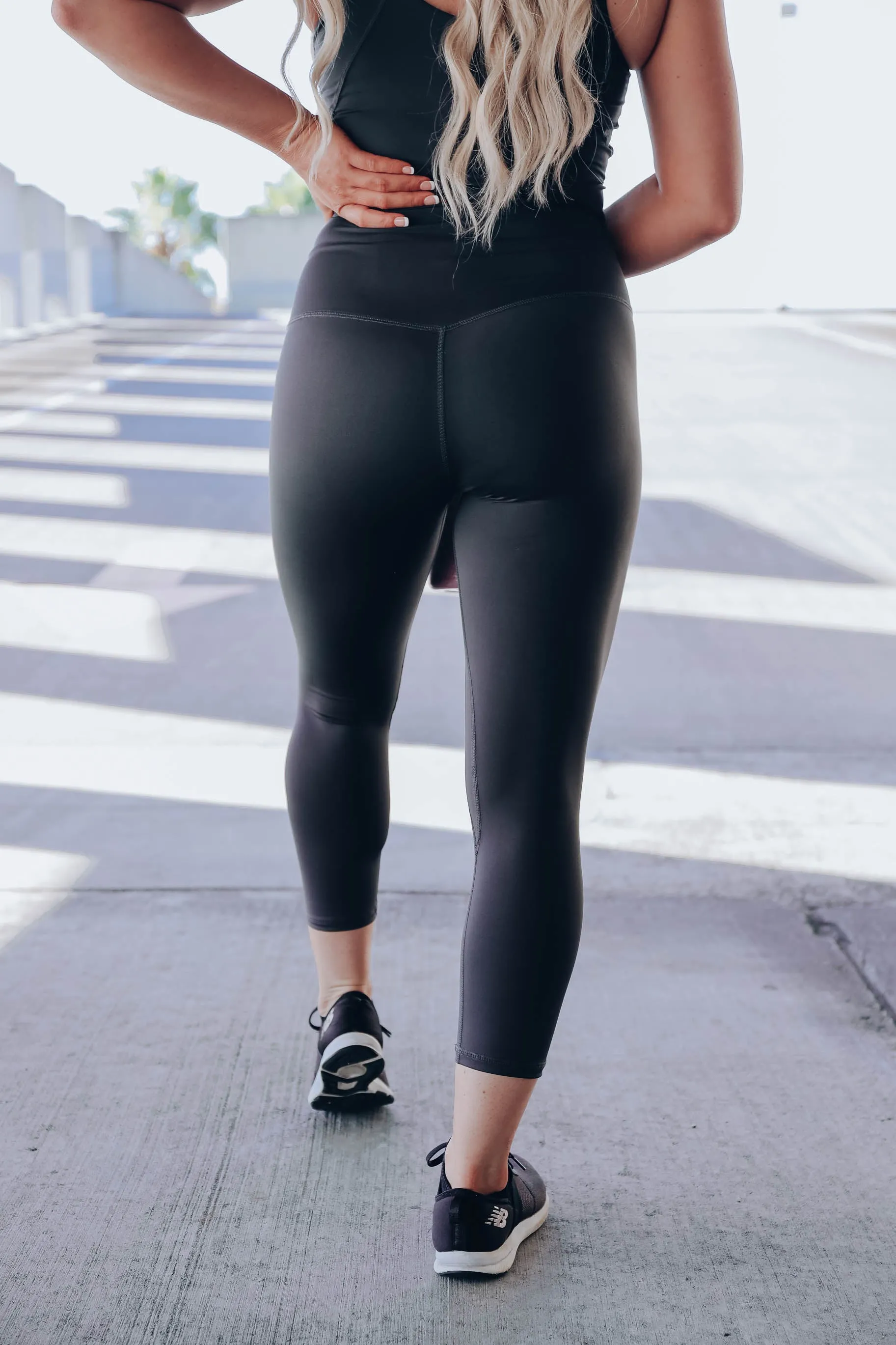 Balance Athletic Leggings - Graphite Grey