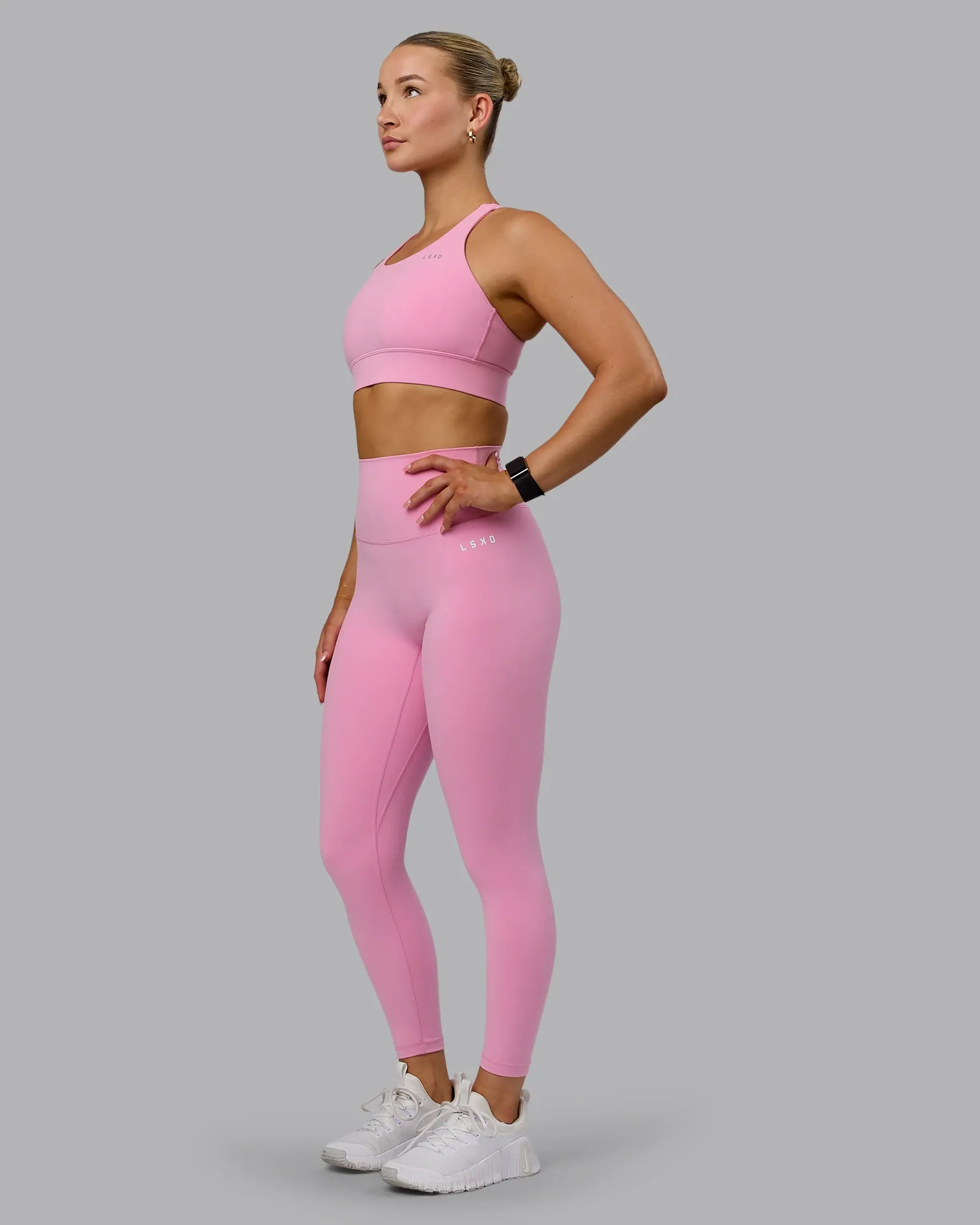 Base 2.0 7/8 Length Tights - Bubblegum