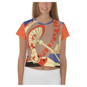 Beach Club AOP Crop Top
