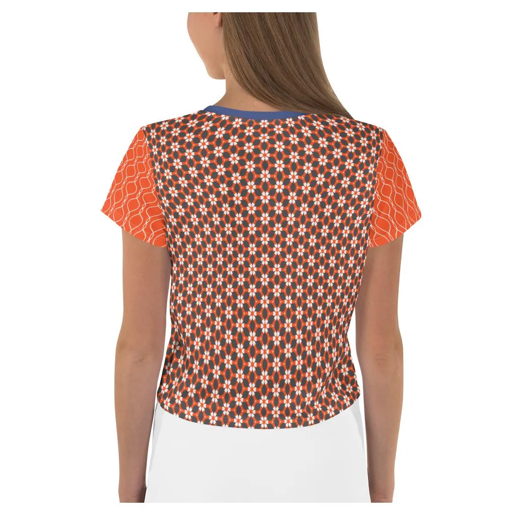Beach Club AOP Crop Top