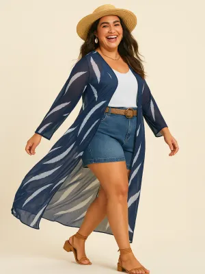 Bianca Plus Size Printed Kimono