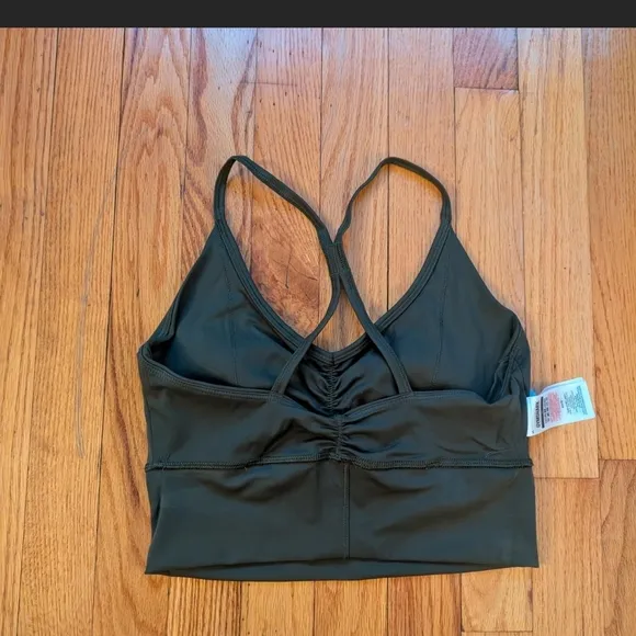 Black and Pink Sports Bra and Leggings Set