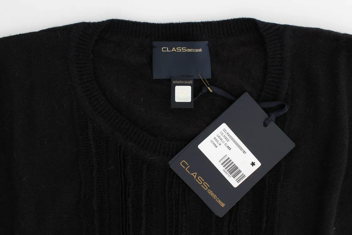 Black short sleeved jumper